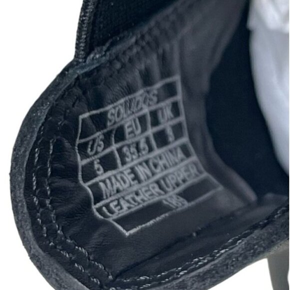 Soludos Marfa Black Leather Chelsea Ankle Bootie Size 5 NWOB - Picture 11 of 12